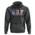 Funny Patriotic 4th Of July Hoodie DILF Damn I Love Freedom American Flag - Wonder Print Shop