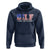 Funny Patriotic 4th Of July Hoodie DILF Damn I Love Freedom American Flag - Wonder Print Shop