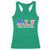 Funny Patriotic 4th Of July Racerback Tank Top DILF Damn I Love Freedom American Flag - Wonder Print Shop