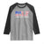 Funny Patriotic 4th Of July Raglan Shirt DILF Damn I Love Freedom American Flag - Wonder Print Shop