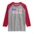 Funny Patriotic 4th Of July Raglan Shirt DILF Damn I Love Freedom American Flag - Wonder Print Shop