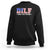 Funny Patriotic 4th Of July Sweatshirt DILF Damn I Love Freedom American Flag - Wonder Print Shop