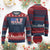 Funny Patriotic 4th Of July Knitted Sweatshirt DILF Damn I Love Freedom American Flag - Wonder Print Shop