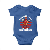 Funny 4th Of July Baby Onesie I'm Just Here for The Wieners Hot Dog - Wonder Print Shop