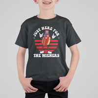 Funny 4th Of July T Shirt For Kid I'm Just Here for The Wieners Hot Dog - Wonder Print Shop
