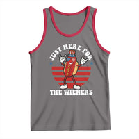 Funny 4th Of July Tank Top I'm Just Here for The Wieners Hot Dog - Wonder Print Shop