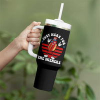 Funny 4th Of July Tumbler With Handle I'm Just Here for The Wieners Hot Dog - Wonder Print Shop