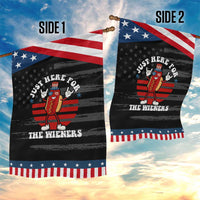 Funny 4th Of July Garden Flag I'm Just Here for The Wieners Hot Dog