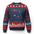 Patriotic Subtle FDT Ugly Christmas Sweater Coquette Bow Patriotic 4th of July - Wonder Print Shop