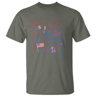 Patriotic Subtle FDT T Shirt Coquette Bow Patriotic 4th of July
