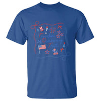 Patriotic Subtle FDT T Shirt Coquette Bow Patriotic 4th of July