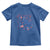 Patriotic Subtle FDT Toddler T Shirt Coquette Bow Patriotic 4th of July