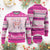 American Bride Bachelorette Party Ugly Christmas Sweater Coquette Bow 4th Of July - Wonder Print Shop