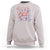 American Bride Bachelorette Party Sweatshirt Coquette Bow 4th Of July - Wonder Print Shop