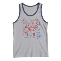 American Bride Bachelorette Party Tank Top Coquette Bow 4th Of July - Wonder Print Shop