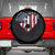 Patriotic Christian Spare Tire Cover Faith In God Heart Cross Flag 4th Of July Religious - Wonder Print Shop