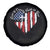 Patriotic Christian Spare Tire Cover Faith In God Heart Cross Flag 4th Of July Religious - Wonder Print Shop