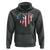 Patriotic Christian Hoodie Faith In God Heart Cross Flag 4th Of July Religious - Wonder Print Shop