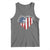 Patriotic Christian Tank Top Faith In God Heart Cross Flag 4th Of July Religious - Wonder Print Shop