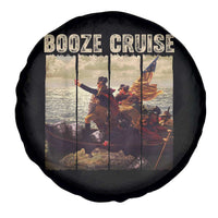 Funny 4th of July Spare Tire Cover Political Party Booze Cruise Founding Father - Wonder Print Shop