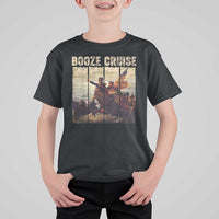 Funny 4th of July T Shirt For Kid Political Party Booze Cruise Founding Father - Wonder Print Shop