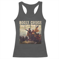 Funny 4th of July Racerback Tank Top Political Party Booze Cruise Founding Father - Wonder Print Shop