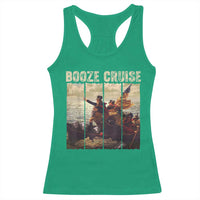 Funny 4th of July Racerback Tank Top Political Party Booze Cruise Founding Father - Wonder Print Shop