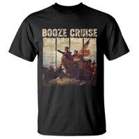 Funny 4th of July T Shirt Political Party Booze Cruise Founding Father - Wonder Print Shop
