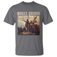 Funny 4th of July T Shirt Political Party Booze Cruise Founding Father - Wonder Print Shop