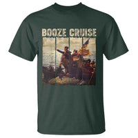 Funny 4th of July T Shirt Political Party Booze Cruise Founding Father - Wonder Print Shop