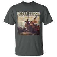 Funny 4th of July T Shirt Political Party Booze Cruise Founding Father - Wonder Print Shop