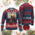 Funny 4th of July Knitted Sweatshirt Political Party Booze Cruise Founding Father - Wonder Print Shop