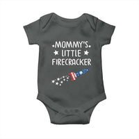 Mommy's Little Firecracker 4th of July Baby Onesie Patriotic American Flag - Wonder Print Shop