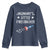 Mommy's Little Firecracker 4th of July Youth Sweatshirt Patriotic American Flag - Wonder Print Shop