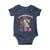 Funny 4th of July Baby Onesie My Pronouns Are USA Eagle American - Wonder Print Shop