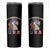 Funny 4th of July Skinny Tumbler My Pronouns Are USA Eagle American - Wonder Print Shop