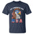 Funny 4th of July T Shirt My Pronouns Are USA Eagle American - Wonder Print Shop