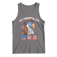 Funny 4th of July Tank Top My Pronouns Are USA Eagle American - Wonder Print Shop