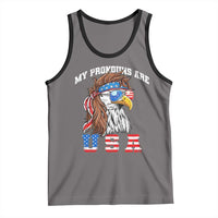 Funny 4th of July Tank Top My Pronouns Are USA Eagle American - Wonder Print Shop