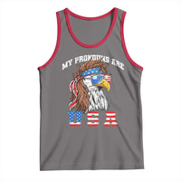 Funny 4th of July Tank Top My Pronouns Are USA Eagle American - Wonder Print Shop