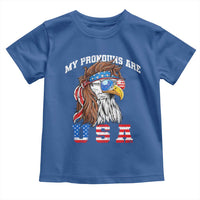 Funny 4th of July Toddler T Shirt My Pronouns Are USA Eagle American - Wonder Print Shop