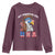 Funny 4th of July Youth Sweatshirt My Pronouns Are USA Eagle American - Wonder Print Shop