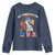 Funny 4th of July Youth Sweatshirt My Pronouns Are USA Eagle American - Wonder Print Shop
