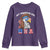 Funny 4th of July Youth Sweatshirt My Pronouns Are USA Eagle American - Wonder Print Shop