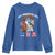 Funny 4th of July Youth Sweatshirt My Pronouns Are USA Eagle American - Wonder Print Shop