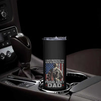 Proud Army Dad Skinny Tumbler I Once Protected Him Now He Protects Me - Wonder Print Shop
