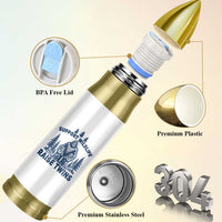 Support Wildlife Raise Twins Bullet Tumbler Twin Dad Mom Parent Bigfoot Family