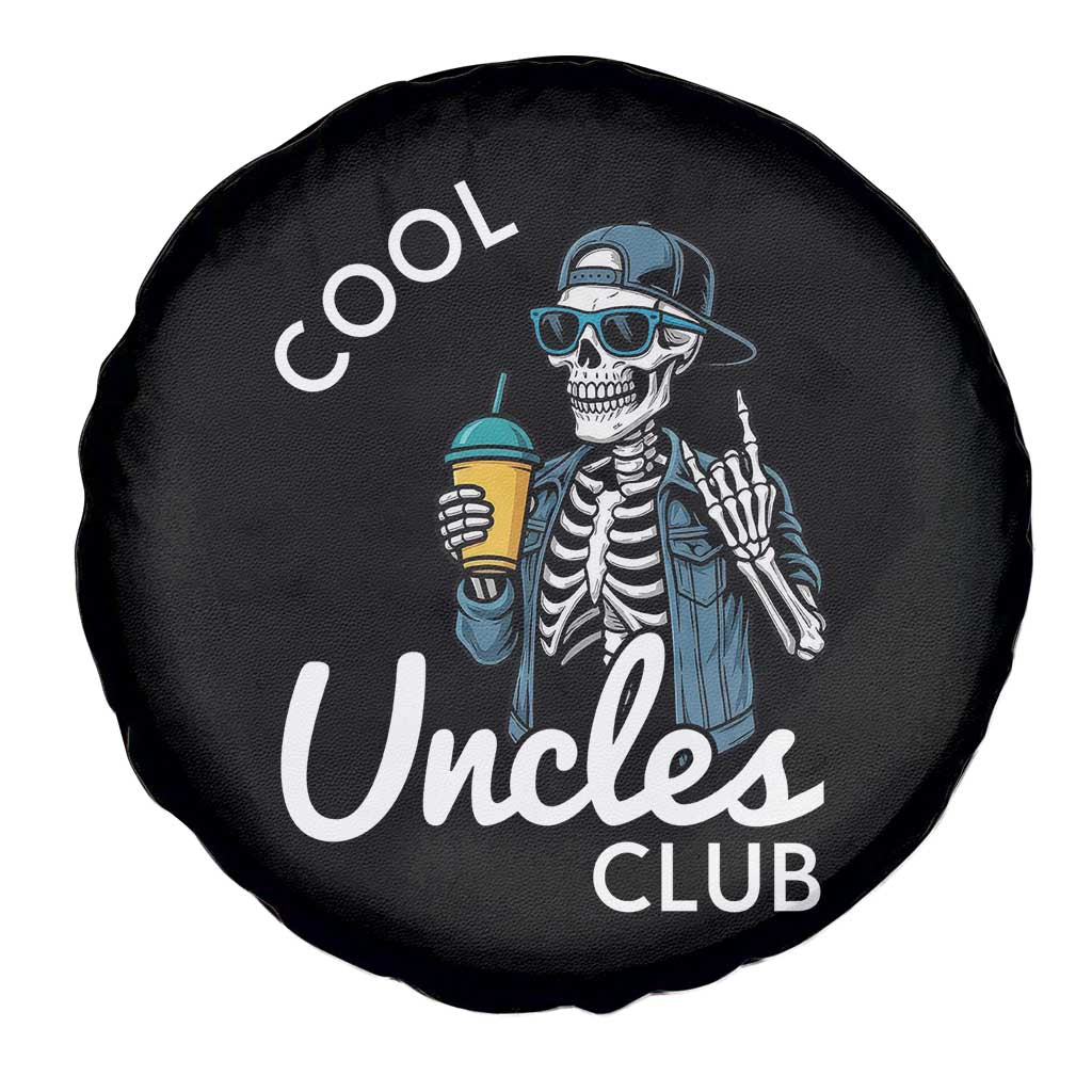 Cool Uncles Club Spare Tire Cover Funny Uncle Skeleton