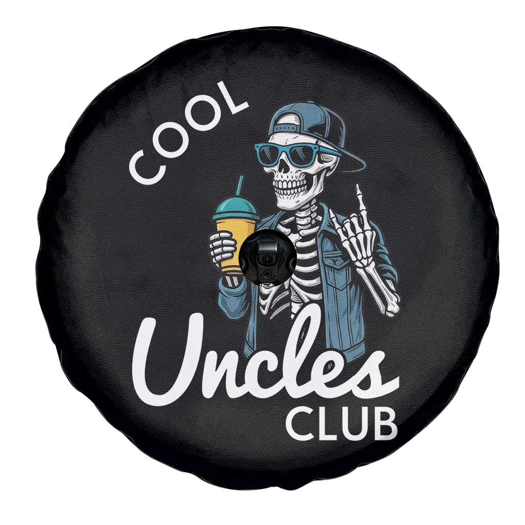 Cool Uncles Club Spare Tire Cover Funny Uncle Skeleton