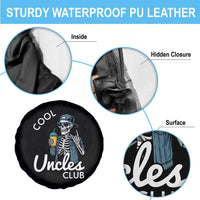 Cool Uncles Club Spare Tire Cover Funny Uncle Skeleton